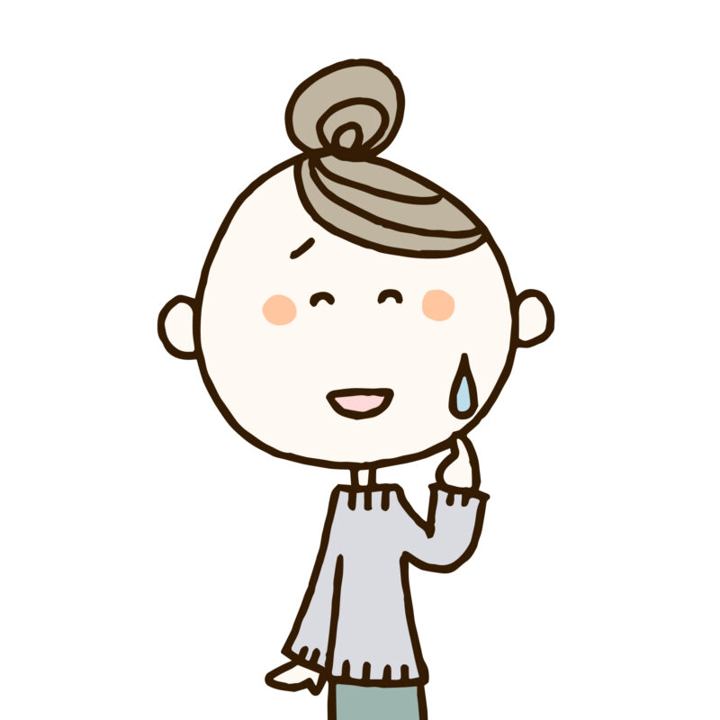 苦笑い